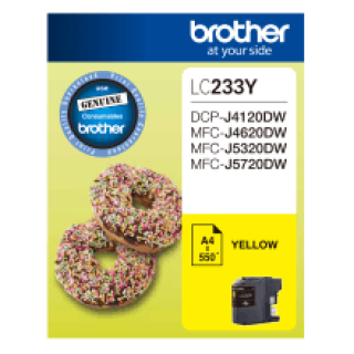 Brother LC-233 Yellow Ink Cartridge