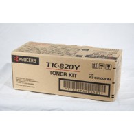 Kyocera TK-820Y Yellow Toner Cartridge